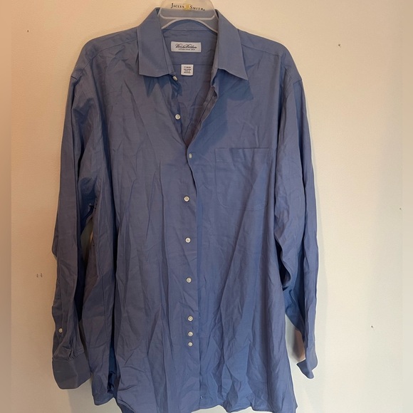 Brooks Brothers Classic Blue Button-Up Shirt - Picture 1 of 3